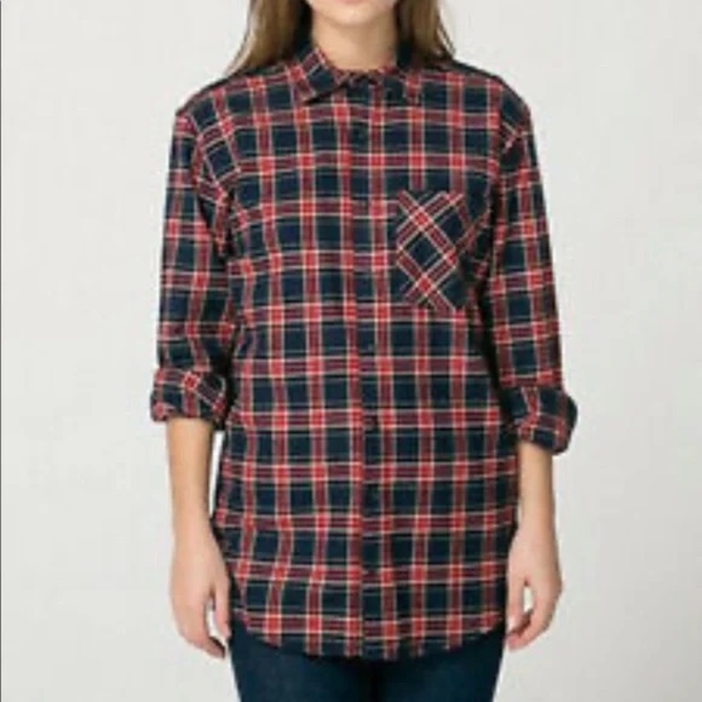 American Apparel plaid flannel - perfect for fall